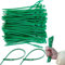 Matame Pflanzenbinder Verstellbare, Kunststoff Kabelbinder Twist Ties für Grüne Pflanzenstütze, Gartenbinder Kunststoff,Bindegarn Pflanzen, Pflanzen Befestigung Für Tomaten, Gurken (200PCS, 13cm)