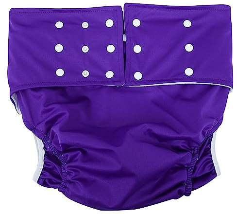 Holibanna 1pièce Couches Adultes Lavables Et Respirantes Culottes Simples Conception Étanche Et Anti-fuite Pour Hommes Et Femmes Confort Optimal