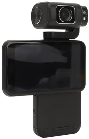 CCYLEZ 5K Vlogging-Kamera mit 3,5 Zoll Flip-Touchscreen, Handkamera für Reisen, 360 Min Rekord, Zeitlupe, Nachtsicht, WLAN, Aluminiumlegierung