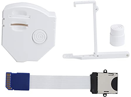 SUNGOOYUE 3D Print Memory Card Extender für Dreamcast, All-Metal-Kartenhalter für GDEMU, Reibungslos und Stabil Gelesene Speicherkarte, Anwendbar für Dreamcast VA1-Konsole (White)