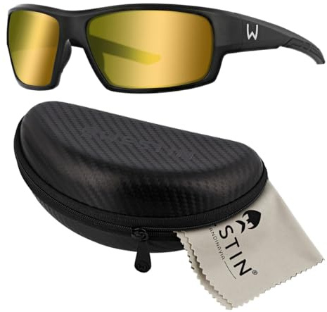 Westin W6 Sport 10 Matte Black Yellow Blue Filter - Polarisationsbrille