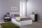Home Source - Classic Faux Leather Side Lift Single Ottoman Storage Beds in White