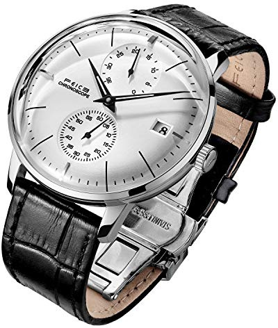 FEICE Automatic Waches for Men Bauhaus Analog Mechanical Men’s Watch Casual Waterproof Anti Shock Dress Watch Stainless Unique Gifts FM212 Watch.