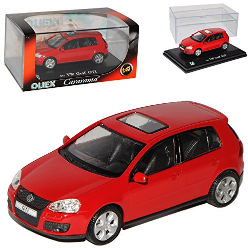 alles-meine.de GmbH Volkwagen Golf V GTI Rot 5 Türer 2003-2008 1/43 Modellcarsonline Modell Auto