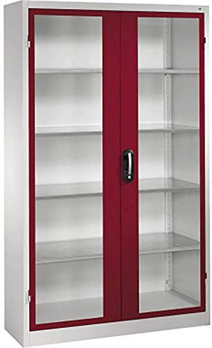 C+P Werkzeugschrank 8930055S10015 Fenstertür 1950x1200x400mm lgr/rrt