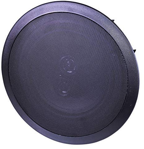 e-audio pair of 2 8 Black 2-way round ceiling speakers with twin offset tweeters