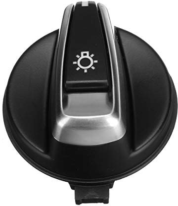Wooya Pulsante Pomello Interruttore Luci Testa Cromo per BMW 1 E88 E82 3 E90 E91 X1 E84