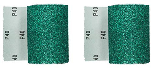 Aluminium Oxide 5m x 115mm Sanding Roll Sheet Paper 40 Grit Sandpaper 2 Rolls