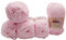5 x 100 Gramm Himalaya Velvet Micro-Polyester Strickwolle, Babywolle samtig 500 Gramm Wolle (hellrosa 90003)