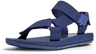 Camper Match-K100539, Sandalia Hombre, Azul (Blue), 40 EU