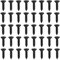 Lot de 50 vis pour guitare électrique Noir M3 x 12 mm