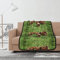 Decke Rhodesian Ridgebacks Hunde Welpen Haustiere Familie Warmer Flanell-Fleece-Plüsch-Sofa-Überwurf als Tagesdecke/Bettdecke/Bettlaken 102 x 127 cm