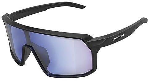Cratoni Unisex – Erwachsene Skyvision Radsportbrille, Blau, Einheitsgröße