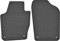 Gummimatten Vorne Gummi Fußmatten Satz für VW Volkswagen Polo V 6R (09-17) / Seat Ibiza IV (08-17) / Skoda Fabia II (07-14) - 2-teilig - Passgenau