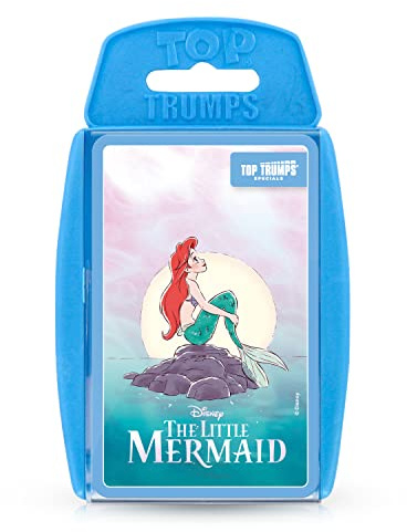 Top Trumps Disney's Little Mermaid Specials Kartenspiel, Spielen Sie mit 30 Ihrer Lieblingsmomente mit Arielle, Sebastian, Flunder, Max der Hund und Scuttle, pädagogisches Geschenk und Spielzeug für