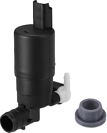 X AUTOHAUX Pompe à moteur lave-glace pour Citroen C3 Picasso - 1 Pcs Noir