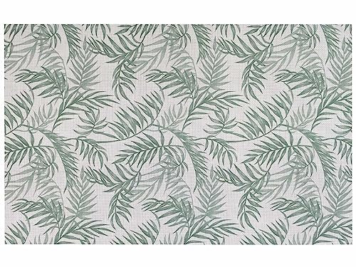 Outdoor-Teppich- Lounge - Palmen, 120x170cm, Viele Größen und Farben, Inkl. Tragetasche, Wetterfester, Rutschfester Vorzeltteppich aus Weichschaum, Bodenmatte für Balkon und Terrasse