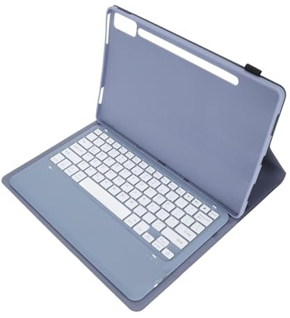 Tablet-Gehäuse mit Tastatur für Tab P12 12,7 Zoll 2023, Magnetisch Abnehmbare Drahtlose Bluetooth-Tastatur & Stift Halter, Ultra Dünne TPU-Ledertasche für Tab P12 12,7 ''Tablets