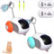 Milgeol Turbo Tail 3.0 Elektrisches Katzenspielzeug - Automatischer Turboschwanz mit Federn, Interaktives Spielzeug für Katzen, Typ-C Aufladbar (1x Orange + 1x Blau, Bewegungsaktiviert)