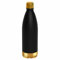 Stainless Steel Insulated Water Bottle 1L - BPA Free Leakproof Double Wall Vacuum Insulated Water Bottle To Keep Drinks Hot & Cold Thermal Flask Water Bottle for Camping Picnic School (Gold (1000ml))