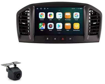 9 Pulgadas Android 13 Radio Coche para Opel Insignes 2008-2012 con Android Auto/Carplay GPS WiFi Bluetooth Radio FM Pantalla Dividida USB SWC GPS Coche Navegador(2+32G)