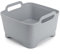TIMIFUN Washing Up Bowl with Sink Plug Strainer, Sink Strainer, Square Washing Up Bowl, Wash Drain Kitchen Washing Up Bowl with Handles and Draining Plug