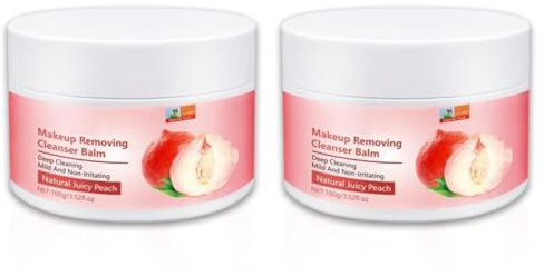 Peach Cleansing Balm, deep cleansing cleanser, good water solubility, Korean sensitive skin special cleansing balm, easily removes waterproof eye and lip makeup, 24 hours moisturizing