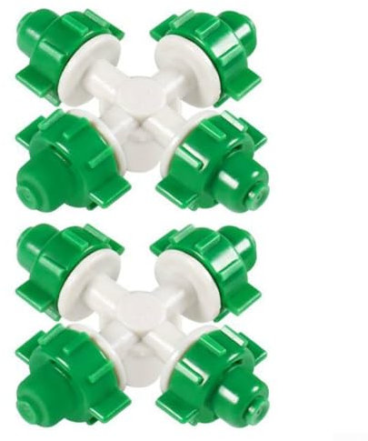 Set di nebulizzatori per giardinaggio, 2 pezzi, attrezzatura per irrigazione a umidità regolabile per serre