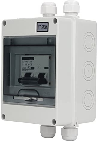 Disjoncteur Miniature DC 2P 125A IP65 Commutateur Pour Systèmes Solaires Photovoltaïques Installation Fiable Et Facile Électrique Haute Performance Environnement Extérieur