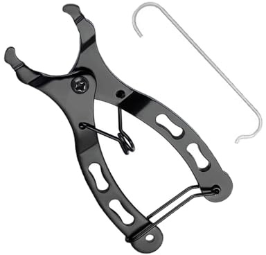 QitinDasen Mini Bicycle Chain Link Pliers, Portable 2 in 1 Bike Chain Quick Link Open Close Removal Tool, for 6～12 Speed ​​Chain (B)