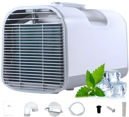 Climatiseur Portable, 4100 BTU, 420 W, Refroidissement Rapide, déshumidificateur, pour Tente de Camping, Camping-Car, Voiture, Camion, fourgonnette et pêche