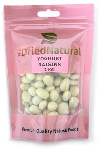 Yoghurt Coated RAISINS, Premium Quality (2 Kg)