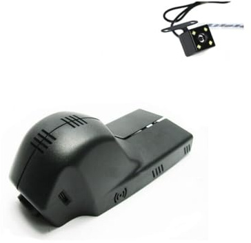 Auto-Straßenaufzeichnung, WiFi-DVR-Dash-Kamera, Fahrvideorecorder, kompatibel mit BMW 1 F20 F21 F52 4 F32 F33 F36 2011~2017(Front and Back)