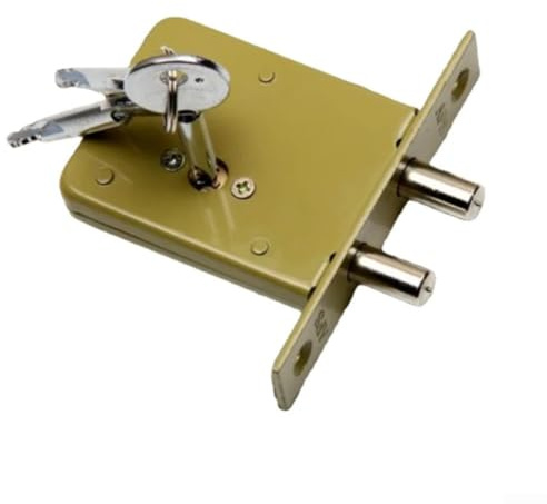 Robusta serratura di sicurezza antifurto con design a doppia asta CrossKey, compatibile con porte segrete, invisibili e scorrevoli che forniscono protezione nascosta