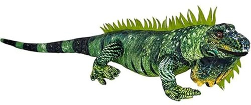Die Spiegelburg Grüner Leguan - Nature Zoom Wild - 21964, Plüsch Leguan zum Kuscheln, Kuscheltier für Mädchen und Jungen, perfektes Plüschtier Geschenk für Kinder