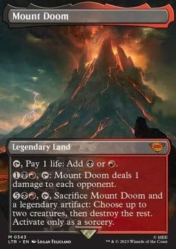 Der Schicksalsberg XLTR-343 Mythic Deutsch Excellent Foil - The Lord of The Rings: Tales of Middle-Earth: Extras - mit ReCollectibles-Versandschutz - für Magic/MTG