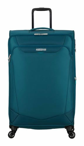 American Tourister Summerride Spinner 80/30 EXP TSA Trolley Totally Teal Petrol