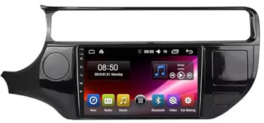 Pantalla Radio para Kia Rio 2013-2015 Android 15 9 Pulgadas Multimedia Pantalla con BT GPS WiFi Radio Backup Camera para, 8 Core 6G+128G