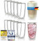 Dimono® Doppelwandiges Trinkglas 12er Set Wasserglas aus Borosilikatglas Latte Macchiato Longdrink- & Cocktailgläser (12 Stück)