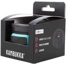 Kambukka Elton Lid 3 in 1 Hydration Trinkflasche Schwarz, L03012