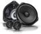 Option Front Lautsprecher-System kompatibel mit Opel Corsa E - 100% Plug & Play System - 2-Wege Komponenten-System - 100 Watt RMS, 91 dB Wirkungsgrad - perfekt passend für Opel Corsa E