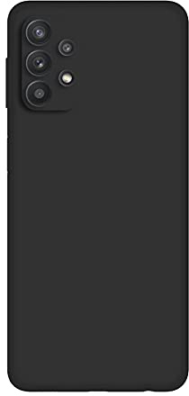 cofi1453® Silikon Hülle Basic kompatibel mit Samsung Galaxy A32 (A325F) 4G Case TPU Soft Handy Cover Schutz Schwarz