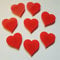 8 Pcs Small Red Acrylic Love Heart Fridge Magnets | very strong magnets | gift for loved one | valentines day gift | best friend present