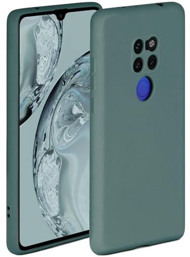 ONEFLOW Soft Case für Huawei Mate 20 Hülle aus Silikon mit Kameraschutz, Silikonhülle mit erhöhtem Schutz fürs Display, Backcover Schutzhülle, weiche Handyhülle, Petrol