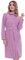 LINGERY VESTAGLIA DONNA IN PILE BOTTONI E CINTURA INTIMOEGIDIO, BORDEAUX, ROSA ANTICO E BLU, 46 - 54
