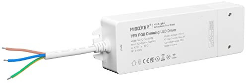 LIGHTEU®, Milight Miboxer 2,4 GHz RGB LED Streifen Controller, LED Treiber 75 W, 24 V, CL3 -P75V24
