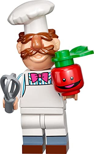 Auswahl: Lego Minifigures 71033 - The Muppets - Muppet Show Minfiguren Sammelfiguren (06 - Dänischer Koch (Swedish Chef))