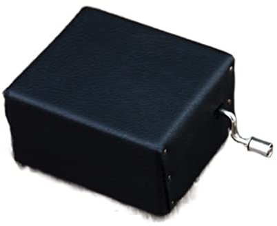 VCADEN Spieluhr Leder Spieluhr Handkurbel Spieluhr Kreative Retro Handgemachte Spieluhr Für Freunde Spieluhren Geburtstagsgeschenk