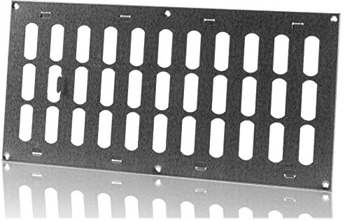 400x200mm Rejilla de Ventilación Regulable de Acero Galvanizado - Rejillas Metálicas