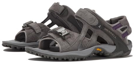 Merrell Women's Kahuna III Sport Sandal, Charcoal/PALOMA, 5 UK